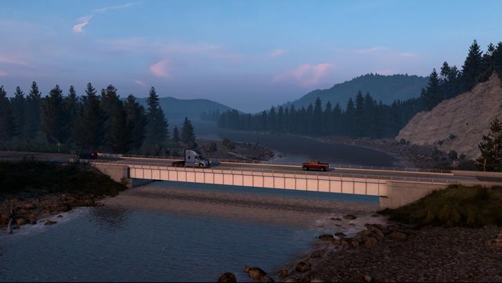American Truck Simulator - Wyoming Steam Key screenshot from the video game thumbnail 8