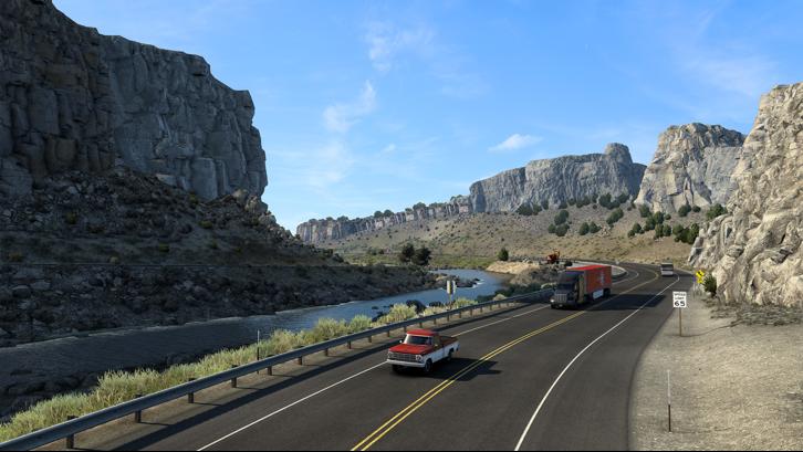 American Truck Simulator - Wyoming Steam Key screenshot from the video game thumbnail 9