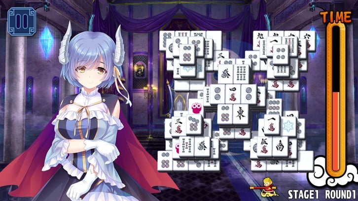 Pretty Girls Mahjong Solitaire [BLUE] image
