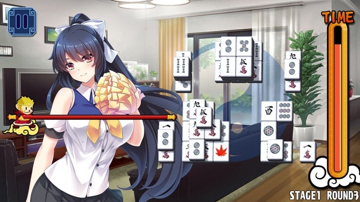 Pretty Girls Mahjong Solitaire [BLUE] image