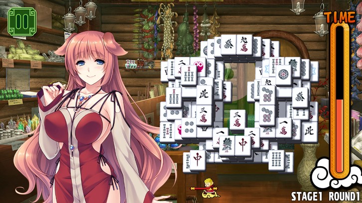 Pretty Girls Mahjong Solitaire [GREEN] image