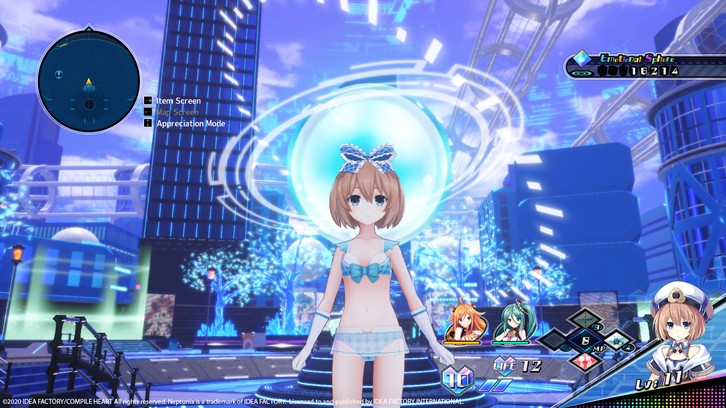 Neptunia Virtual Stars - Bikini Outfit: Goddess Set image