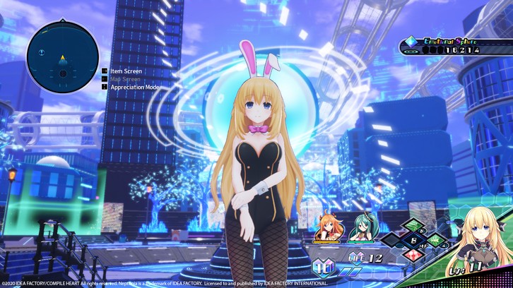 Neptunia Virtual Stars - Bunny Outfit: Goddess Set image