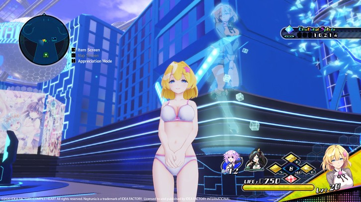 Neptunia Virtual Stars - Swimsuit Outfit: V-Idol Set image