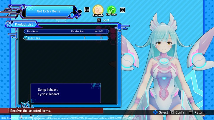 Neptunia Virtual Stars - In-game BGM: Ileheart - "I Love You" image