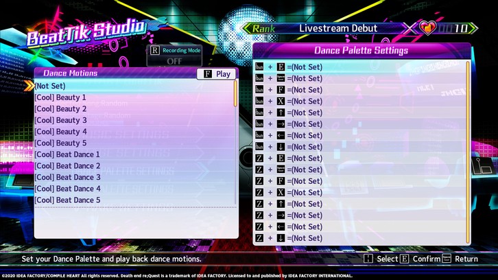 Neptunia Virtual Stars - Unlock All BeatTik Dances image