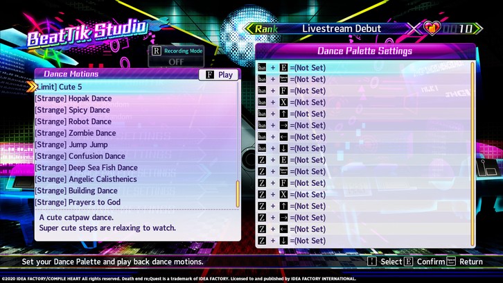 Neptunia Virtual Stars - Unlock All BeatTik Dances image
