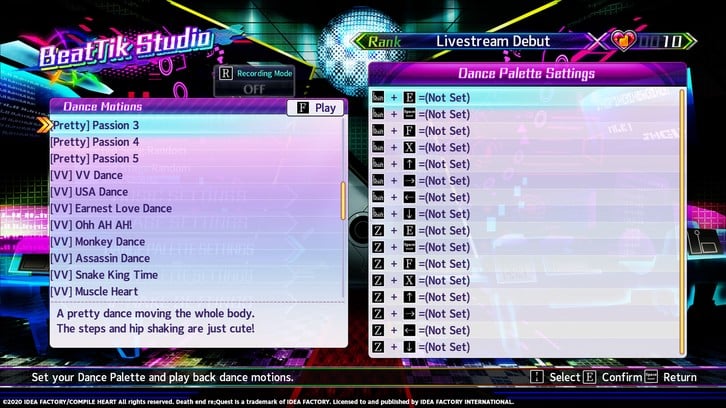 Neptunia Virtual Stars - Unlock All BeatTik Dances image