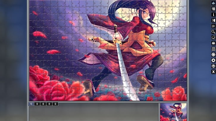Pixel Puzzles Illustrations & Anime - Jigsaw Pack: Samurai image