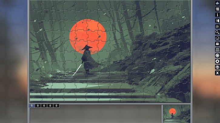 Pixel Puzzles Illustrations & Anime - Jigsaw Pack: Samurai image