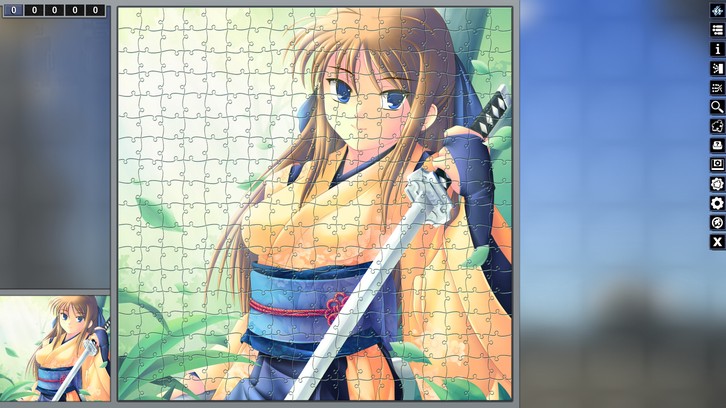 Pixel Puzzles Illustrations & Anime - Jigsaw Pack: Samurai image
