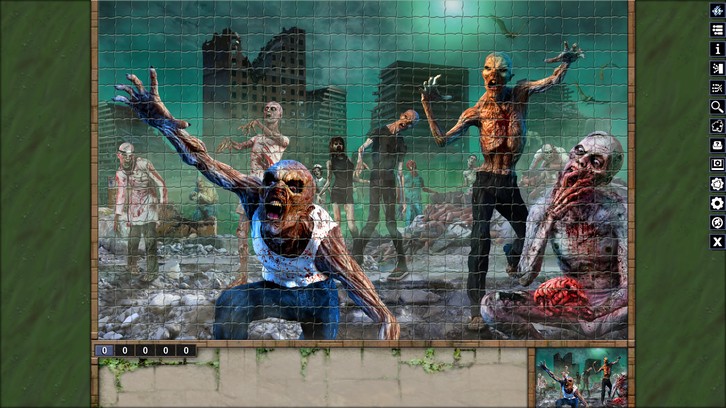Pixel Puzzles Illustrations & Anime - Jigsaw Pack: Zombies image