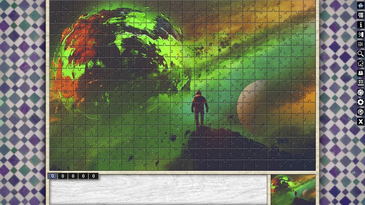 Pixel Puzzles Illustrations & Anime - Jigsaw Pack: Space image