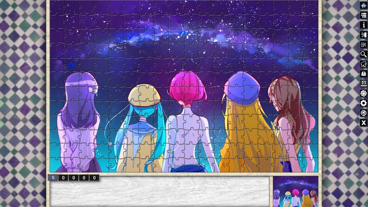 Pixel Puzzles Illustrations & Anime - Jigsaw Pack: Space image