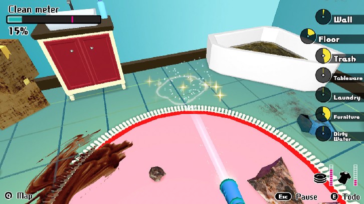 House Cleaning Survival Steam Key screenshot from the video game thumbnail 2