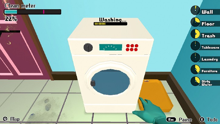 House Cleaning Survival Steam Key screenshot from the video game thumbnail 7