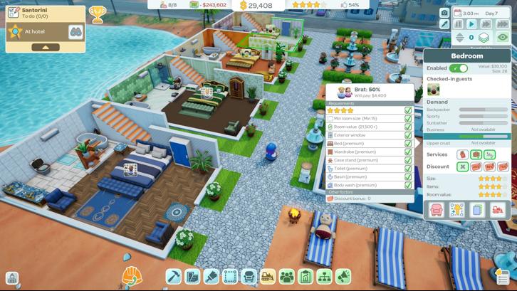 Hotel Architect Steam Key screenshot from the video game thumbnail 2