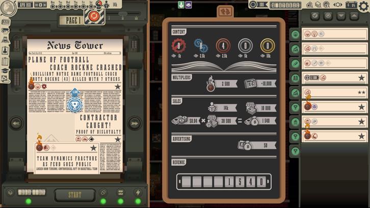 News Tower Steam Key screenshot from the video game thumbnail 6