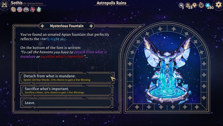 Astrea: Six-Sided Oracles Steam Key screenshot from the video game thumbnail 7