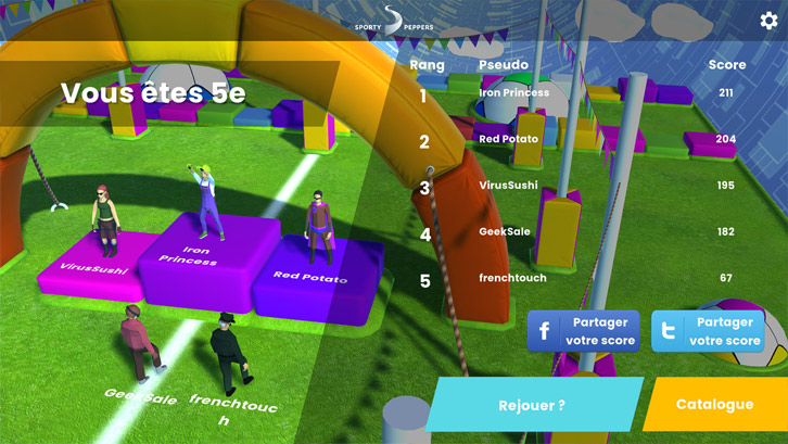 Sporty Peppers Steam Key screenshot from the video game 6