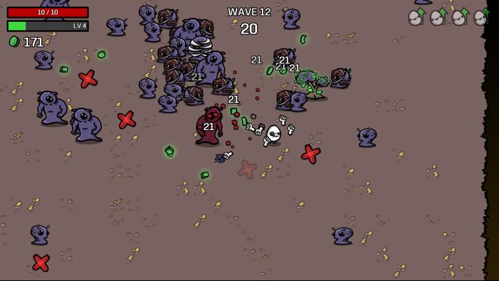 Brotato Steam Key screenshot from the video game thumbnail 3