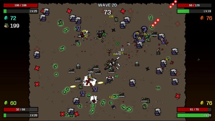 Brotato Steam Key screenshot from the video game thumbnail 9