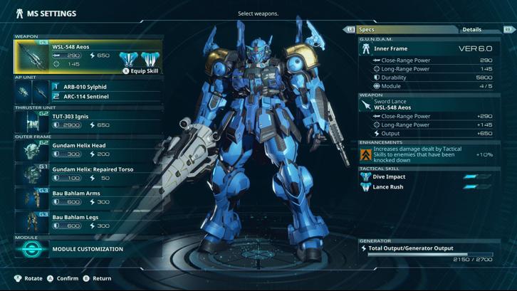 GUNDAM ROGUE ORBIT - Pre Order (US) Steam Key screenshot from the video game thumbnail 6