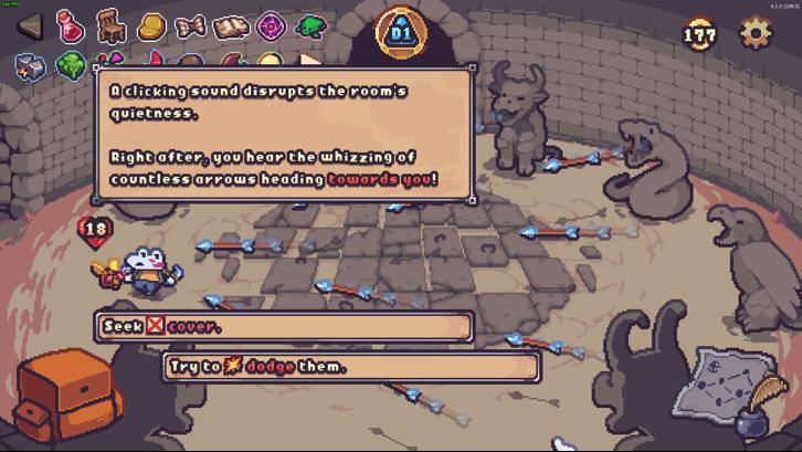 Die in the Dungeon Steam Key screenshot from the video game thumbnail 7