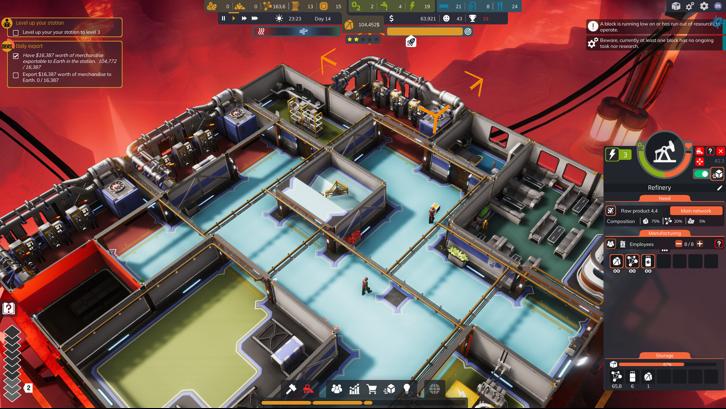 Space Drilling Station Steam Key screenshot from the video game thumbnail 2