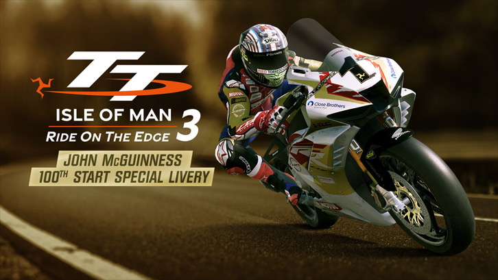 TT Isle Of Man 3 - John McGuiness 100th Start Livery image