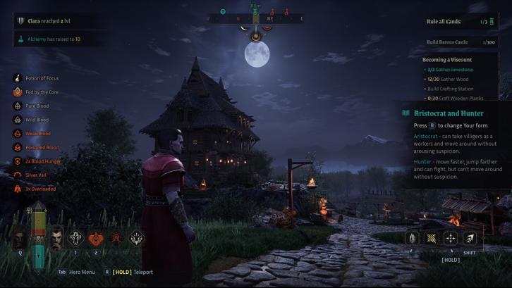 Vampires: Bloodlord Rising Steam Key screenshot from the video game thumbnail 3