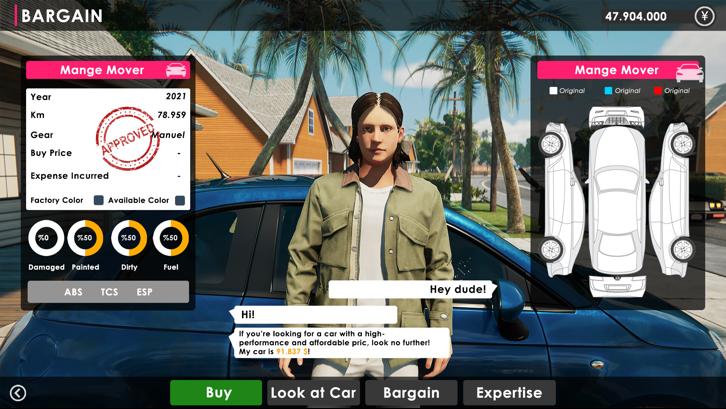 Car For Sale Simulator 2023 Steam Key screenshot from the video game thumbnail 5