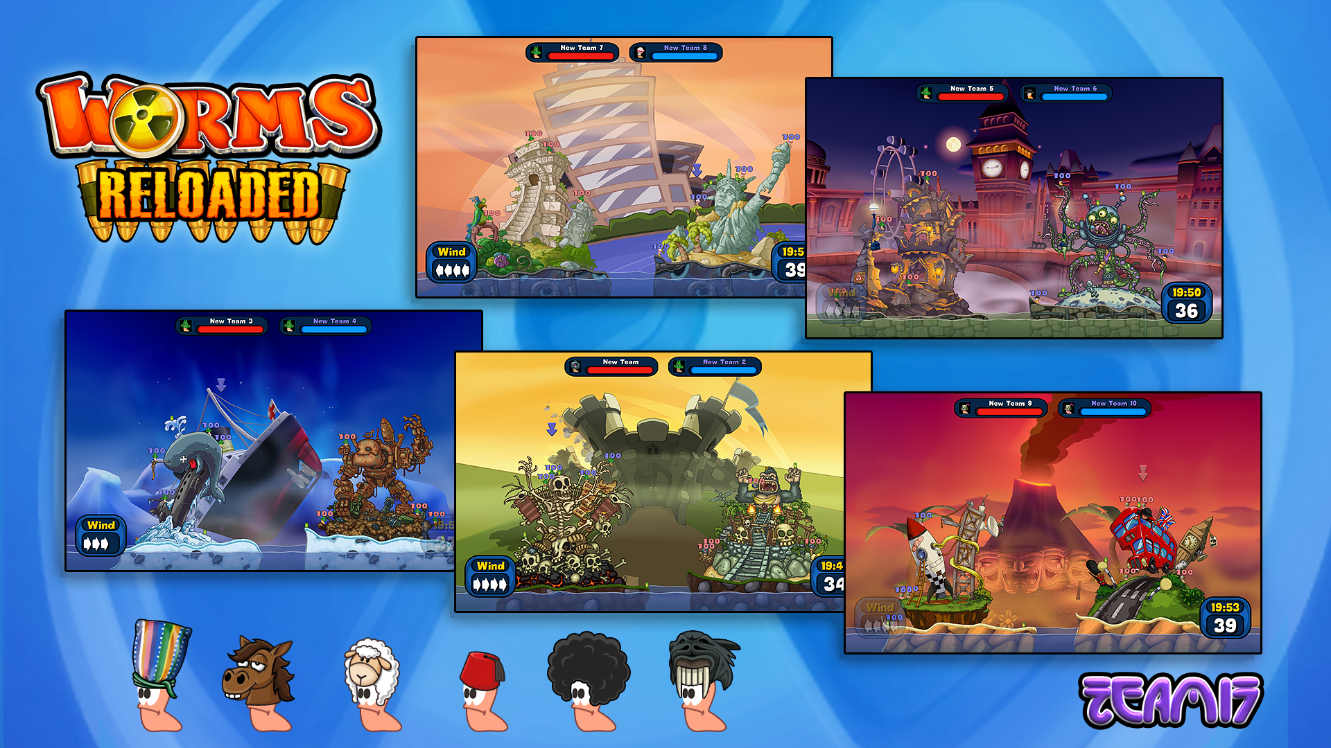 Worms Reloaded: The "Pre-order Forts and Hats" DLC Pack image