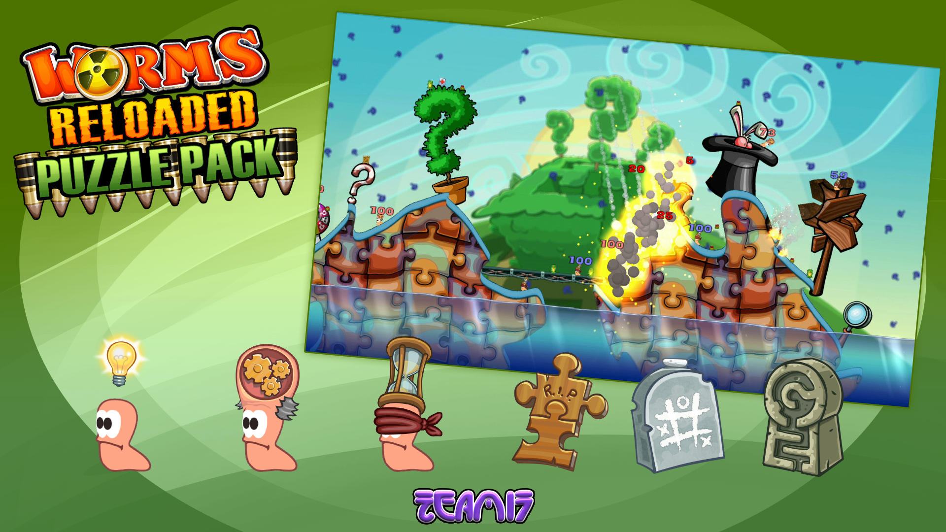 Worms Reloaded: Puzzle Pack image