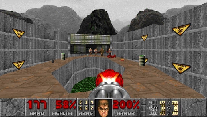 DOOM + DOOM II Steam Key screenshot from the video game thumbnail 3