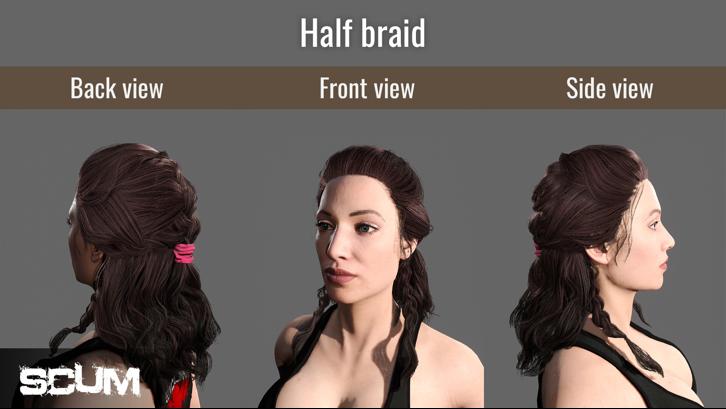 SCUM Female Hair Pack image