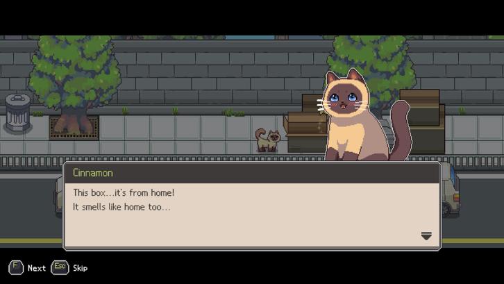 A Street Cat's Tale 2: Out side is dangerous Steam Key screenshot from the video game thumbnail 2