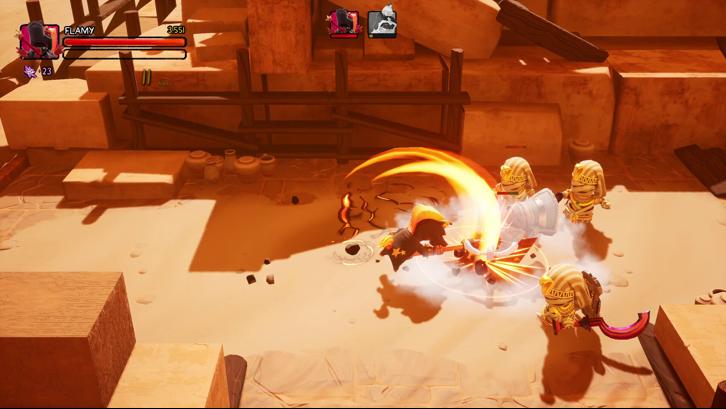 Big Helmet Heroes Steam Key screenshot from the video game thumbnail 7