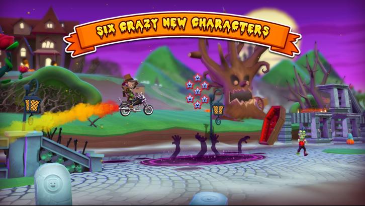 Joe Danger 2: Undead Movie Pack Steam Key screenshot from the video game thumbnail 3