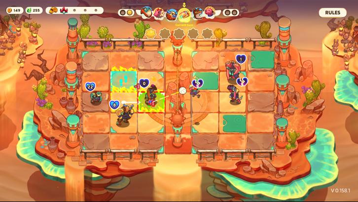 Smash it Wild: Tactical Volleyball Roguelike Steam Key screenshot from the video game thumbnail 2