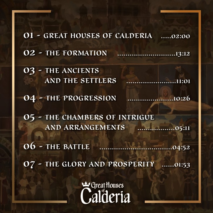 Great Houses of Calderia - Official Soundtrack image