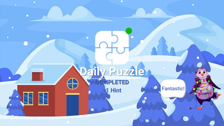 Square Word: Hello Winter! image