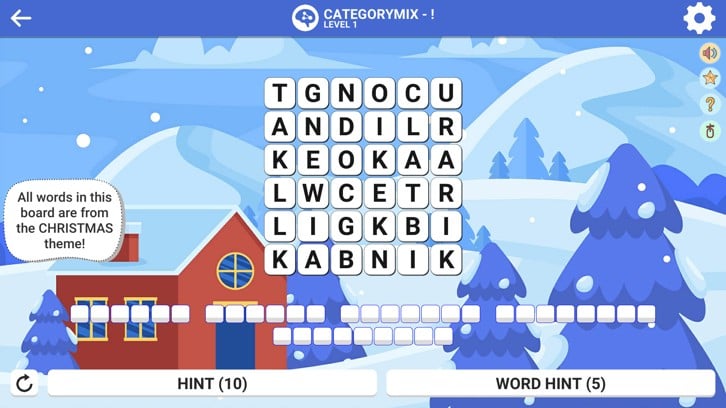 Square Word: Hello Winter! image