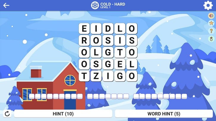 Square Word: Hello Winter! image