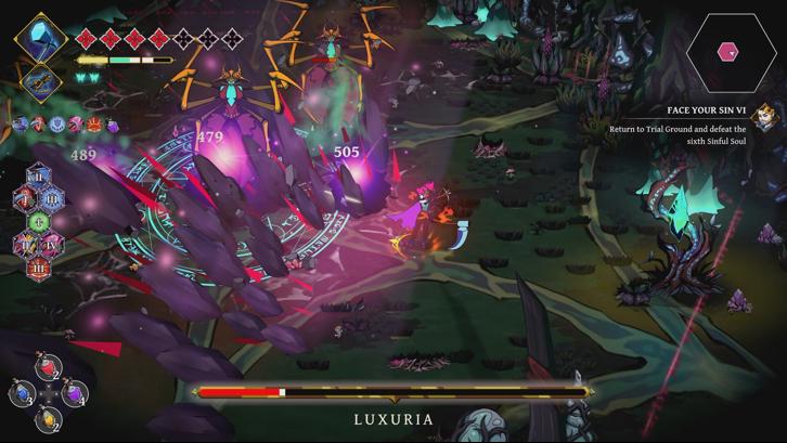 Grim Trials Steam Key screenshot from the video game thumbnail 7