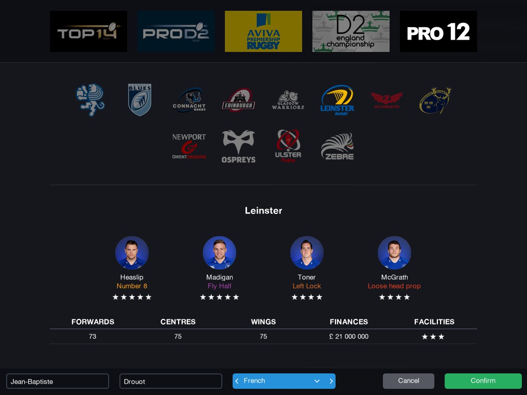 Pro Rugby Manager 2015 image
