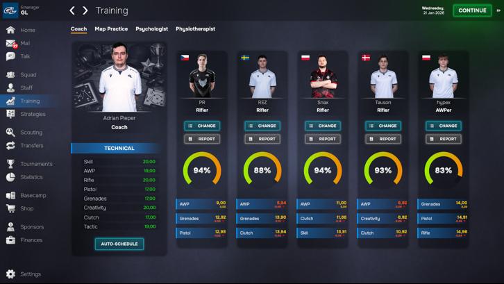 Esports Manager 2026 Steam Key screenshot from the video game thumbnail 4