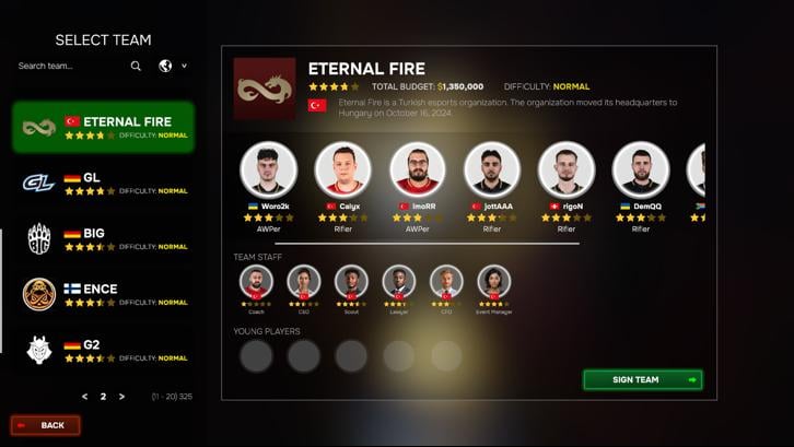 Esports Manager 2026 Steam Key screenshot from the video game thumbnail 7