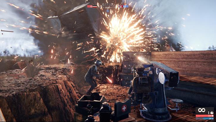 Over The Top: WWI Steam Key screenshot from the video game thumbnail 2