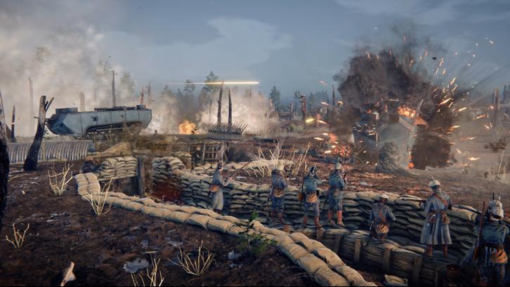 Over The Top: WWI Steam Key screenshot from the video game thumbnail 5